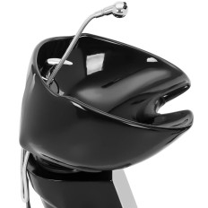 Freesteading hairdressing washer 35 - 40 degrees - black