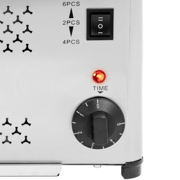 Brödrostsmörgås Brödrost för bröd för 6 himmel 2500 W