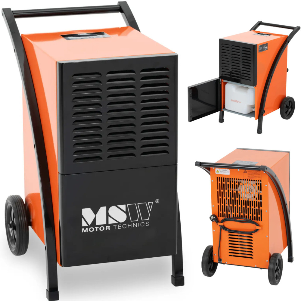 Gaisa žāvētāja mitruma absorbētājs uz riteņiem 750 m3 / h līdz 80 m2 1000 W