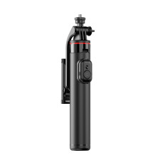 Selfie Stick Telescopic med fjärrkontrollstativ på telefonen 1.3m - svart