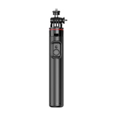 Selfie Stick Telescopic med fjärrkontrollstativ på telefonen 1.3m - svart