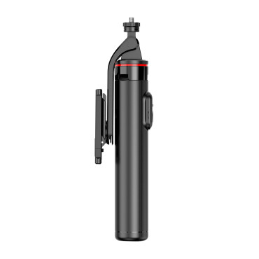 Selfie Stick Telescopic med fjärrkontrollstativ på telefonen 1.3m - svart