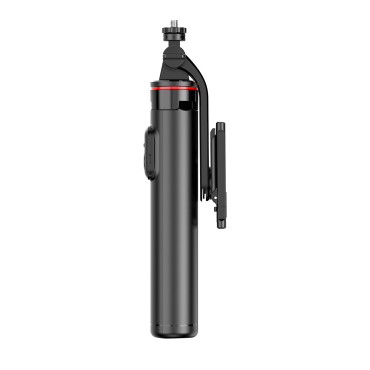 Selfie Stick Telescopic med fjärrkontrollstativ på telefonen 1.3m - svart