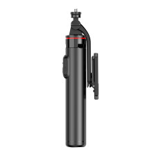 "Selfie Stick" teleskopinis su nuotolinio valdymo trikdomis telefonu 1.3m - juoda