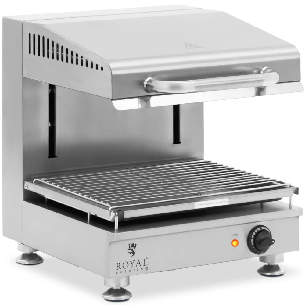 Salamanader skrudintuvas už pita casser su aukščio reguliavimas 45 cm 230 v 2800 w