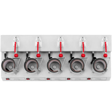 Imprensa térmica térmica em 5 lcd 250 c canecas