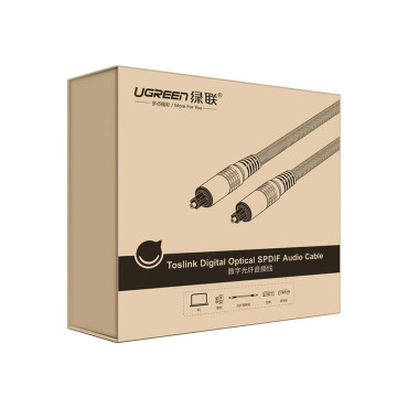 Kabelski optični kabel AUDIO TOSLINK SPDIF 2M - siva