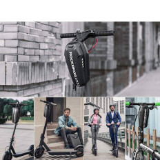 Saco de bicicleta fixado no volante ou quadro 3L B62-1 - preto