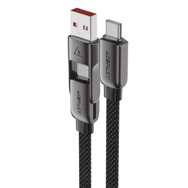 Καλώδιο καλωδίου USB-C - USB-A / USB-C 480MB / S 3A 0.2m - μαύρο