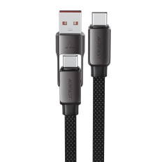 Kabel USB-C-kabel - USB-A / USB-C 480MB / S 3A 1.2m - svart