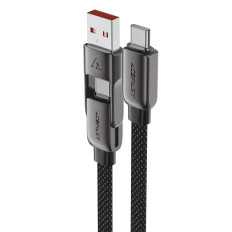 Kabel USB-C-kabel - USB-A / USB-C 480MB / S 3A 1.2m - Zwart