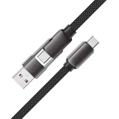 Kabel USB-C-kabel - USB-A / USB-C 480MB / S 3A 1.2m - svart