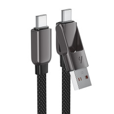 Kabel USB-C-kabel - USB-A / USB-C 480MB / S 3A 1.2m - svart