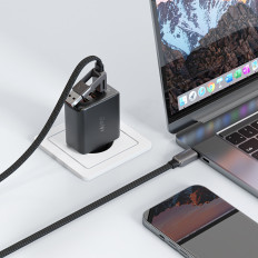 Kabel USB-C-kabel - USB-A / USB-C 480MB / S 3A 1.2m - svart