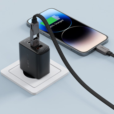 Kabel USB-C-kabel - USB-A / USB-C 480MB / S 3A 1.2m - svart
