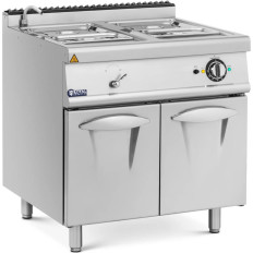 Bemar elektrisch met een kast met een 2x GN 1/2 2x GN 1/3 6000 W