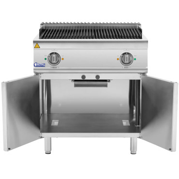 Ηλεκτρική σχάρα λάβας με πέτρες 50-300c 8.1 KW 400 V