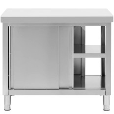 Table de travail calculée de table de table avec une armoire d'acier de 100 x 60 cm