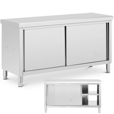 Table Worktop Calculated Table with Work cabinet Steel 160 x 60 cm