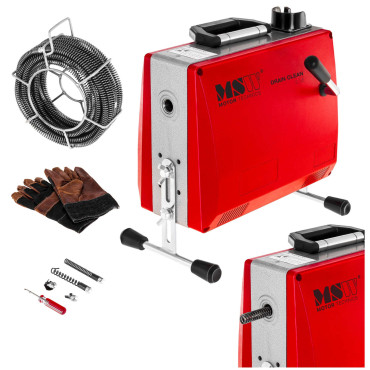 Sutartininko dressingor spiralinis puošmena 390W elektros vamzdis. 30 - 100 mm MSW-Drain švarus 2.3e