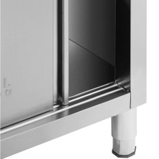 Tavolo da lavoro tavola calcolato con un armadio in acciaio da 180 x 70 cm