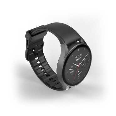 Smartwatch Hama 8900 GPS AMOLED 1.43 '' s silikonskim trakom - črna