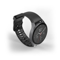 Smartwatch Hama 8900 GPS AMOLED 1.43 '' s silikonskim trakom - črna