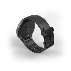 Smartwatch Hama 8900 GPS AMOLED 1.43 '' με λουρί σιλικόνης - Μαύρο