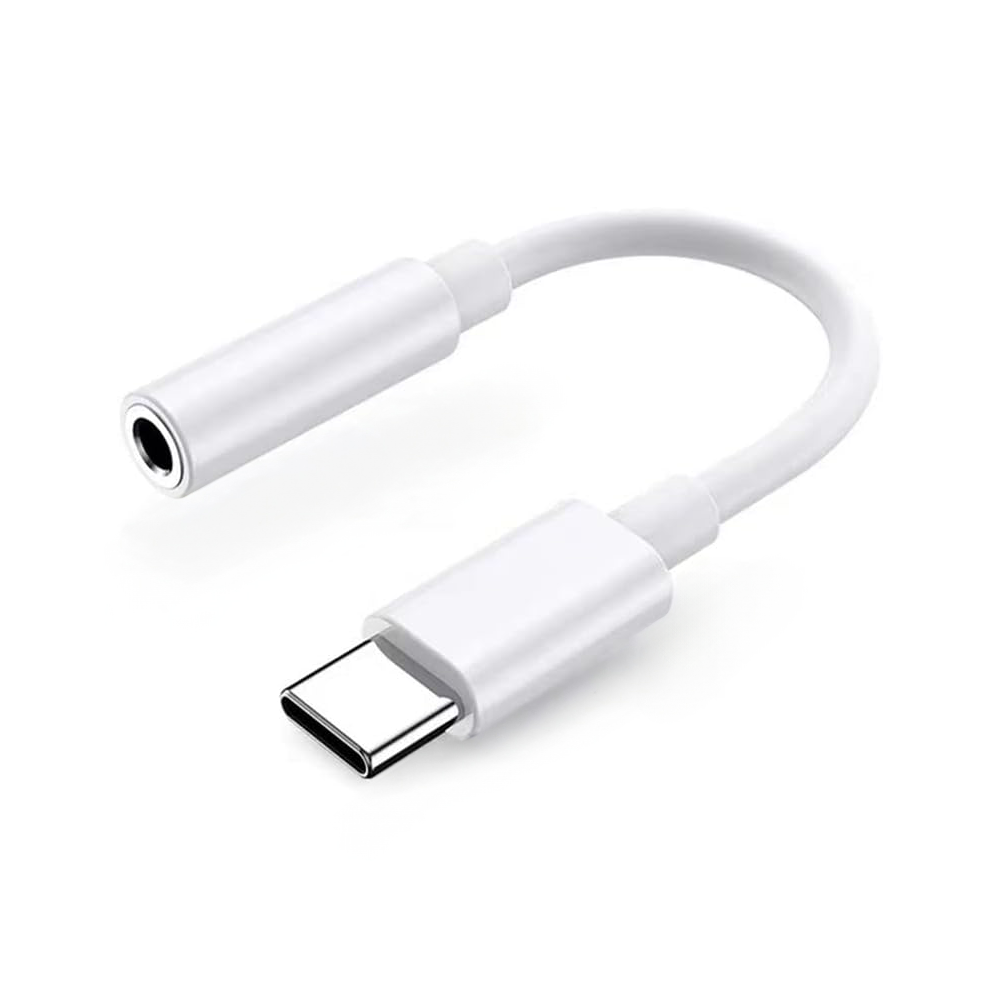 Samsung DAC USB-C hörlursadapter - Mini Jack 3.5mm - vit