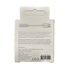 Samsung DAC USB-C hörlursadapter - Mini Jack 3.5mm - vit