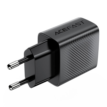 A86 2X USB-A-nätverksladdare - Svart