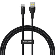 Cabo durável flash cabo 2 USB-A - USB-C 100W 1M - Preto