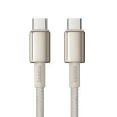 Cabo de tungstênio de cabo USB-C 100W 2M Cable - dourado