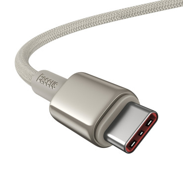 Cabo de tungstênio de cabo USB-C 100W 2M Cable - dourado