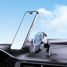 Bilholder for telefonen med en rutet rutet cockpit 15W - svart