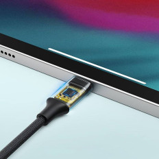 Mini Jack Headphone Adapter 3.5 mm (Kvinne) - USB-C (Mann) 10cm - Grå