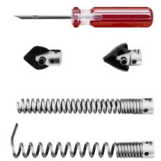 Dissularator Dressingor Spiral -koriste 390W sähköputki. 30 - 100 mm MSW-Drain puhdas 2.3e