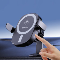 Portabicchieri per il telefono con un pozzetto a scacchi a scacchi 15W - nero