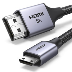 Mini cavo HDMI - HDMI 2.1 8K 1M - Grigio