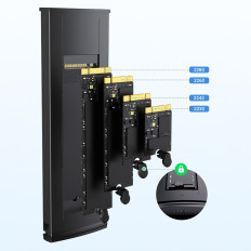 Mājokļu kabata Disk M.2 NVME 10Gbps + USB-C Cable - USB-A / USB-C - USB-C - melns