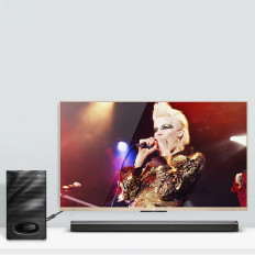 K audio audio kábel mini jack 3.5mm (ženský) - 2RCA (mužský) 1m - šedý