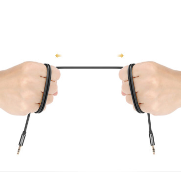 AUX MINI Jack Audio kábel 3.5mm 3m - čierna