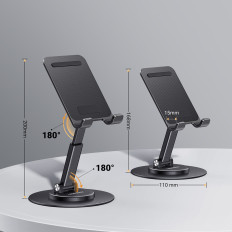 Titular de tablet tablet - preto