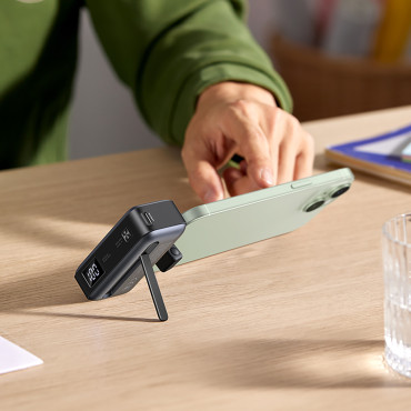 Powerbank 5000Mah Integrirani USB-C (muški) / USB-C (ženski) priključak - siva