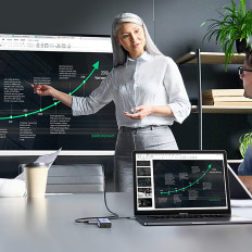 Προσαρμογέας USB-C HUB - Αναγνώστης καρτών USB-A / HDMI / RJ45 / SD και TF / USB-C καρτών PD 100W - γκρι