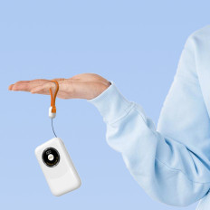 Powerbank K21 Mini 10000mAh 22.5W USB-A / USB-C - Μπεζ