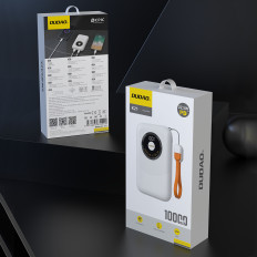 PowerBank K21 MINI 10000MAH 22.5W USB-A / USB-C - Bēšs