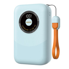 Powerbank K21 Mini 10000mAh 22.5w USB-A / USB-C - Bleu