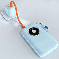 Powerbank K21 Mini 10000mAh 22.5w USB-A / USB-C - Blau