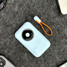 Powerbank K21 Mini 10000MAH 22.5W USB-A / USB-C - Blå